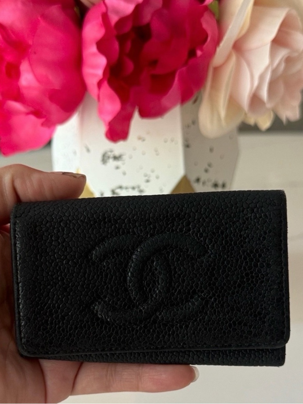 Chanel caviar key holder - Picture 2 of 10
